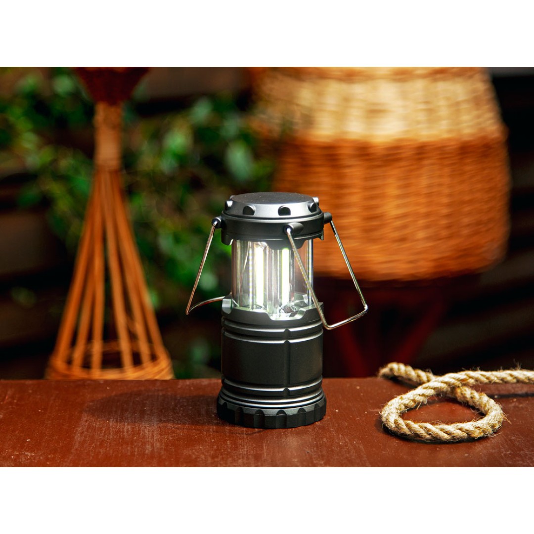 Фонарь «Probe» складной COB, для активного отдыха, серый