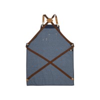 Джинсовый фартук с карманами Fry, синий