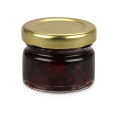 Подарочный набор "Варенье в домике", вишневое варенье 25 мл