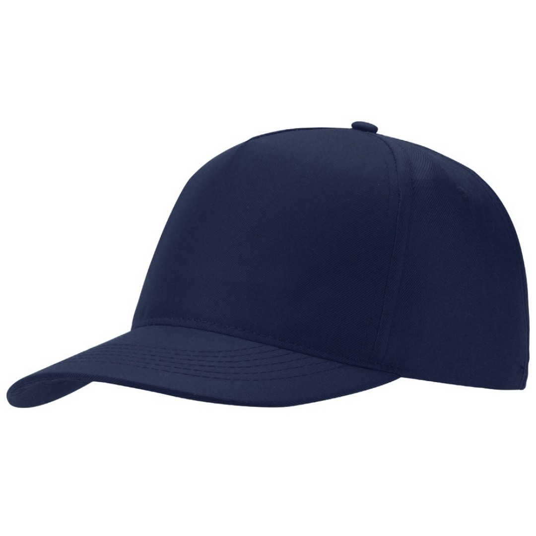 Бейсболка "Mix" 5-ти панельная 180 гр, темно-синий