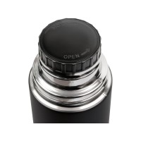 Термос Relaxika 101 (1 литр), черный (без лого)