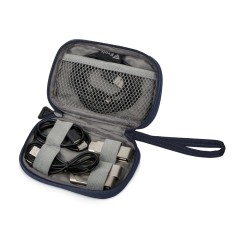 Органайзер для проводов «Keep Organized S», темно-синий (140*100*25)