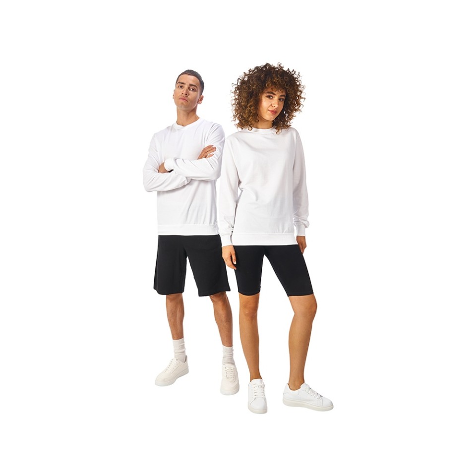 Свитшот «Warsaw» 220гр, унисекс, белый