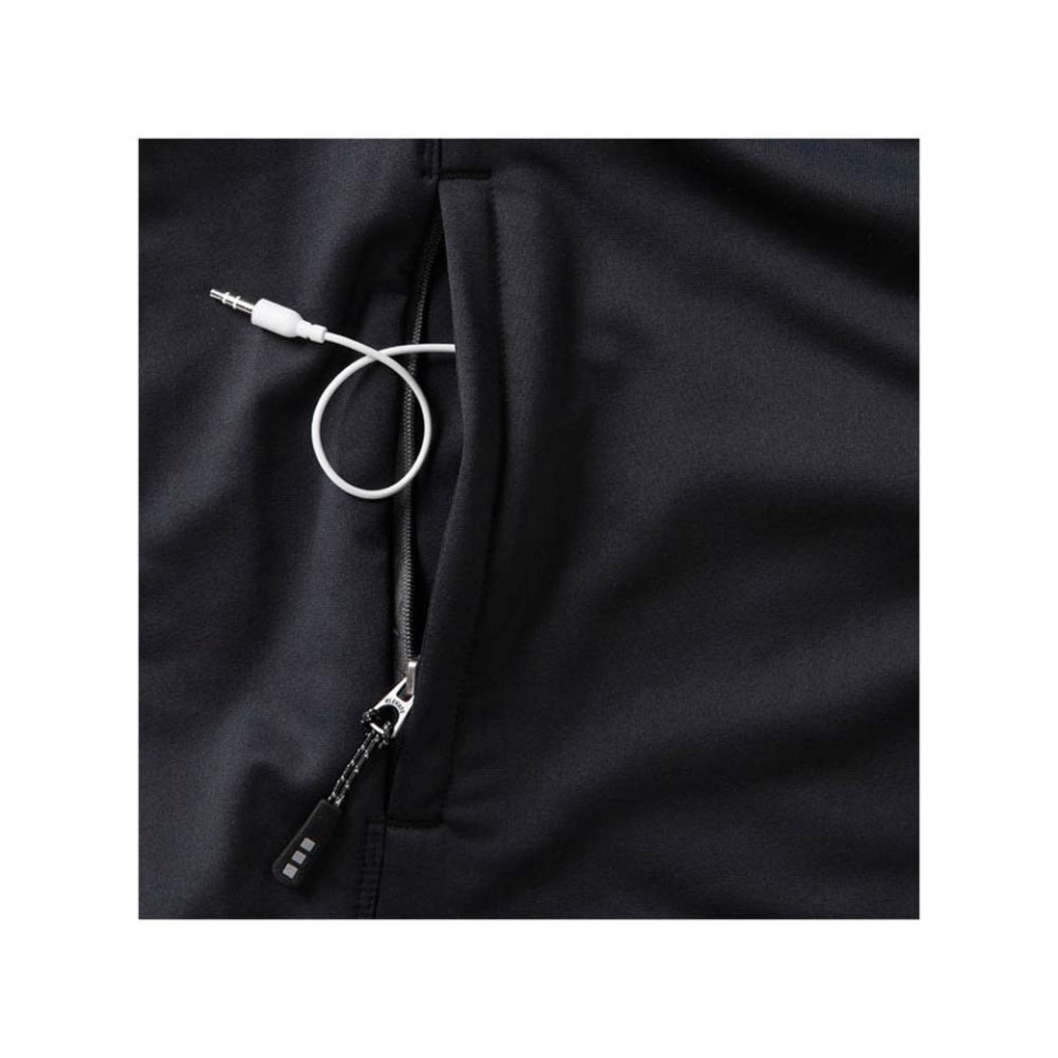 Куртка флисовая "Mani" мужская, черный