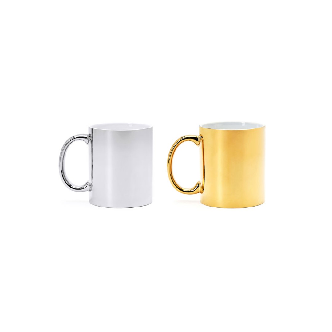 Кружка керамическая ZALA 350 мл, золотистый