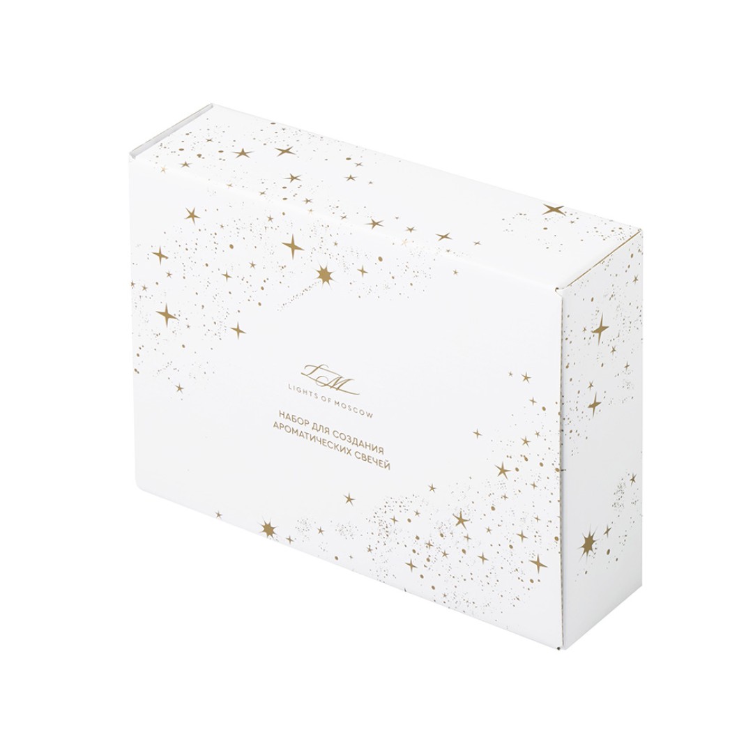 Набор для создания 2-х ароматических свечей: имбирный пряник, рождественская елка