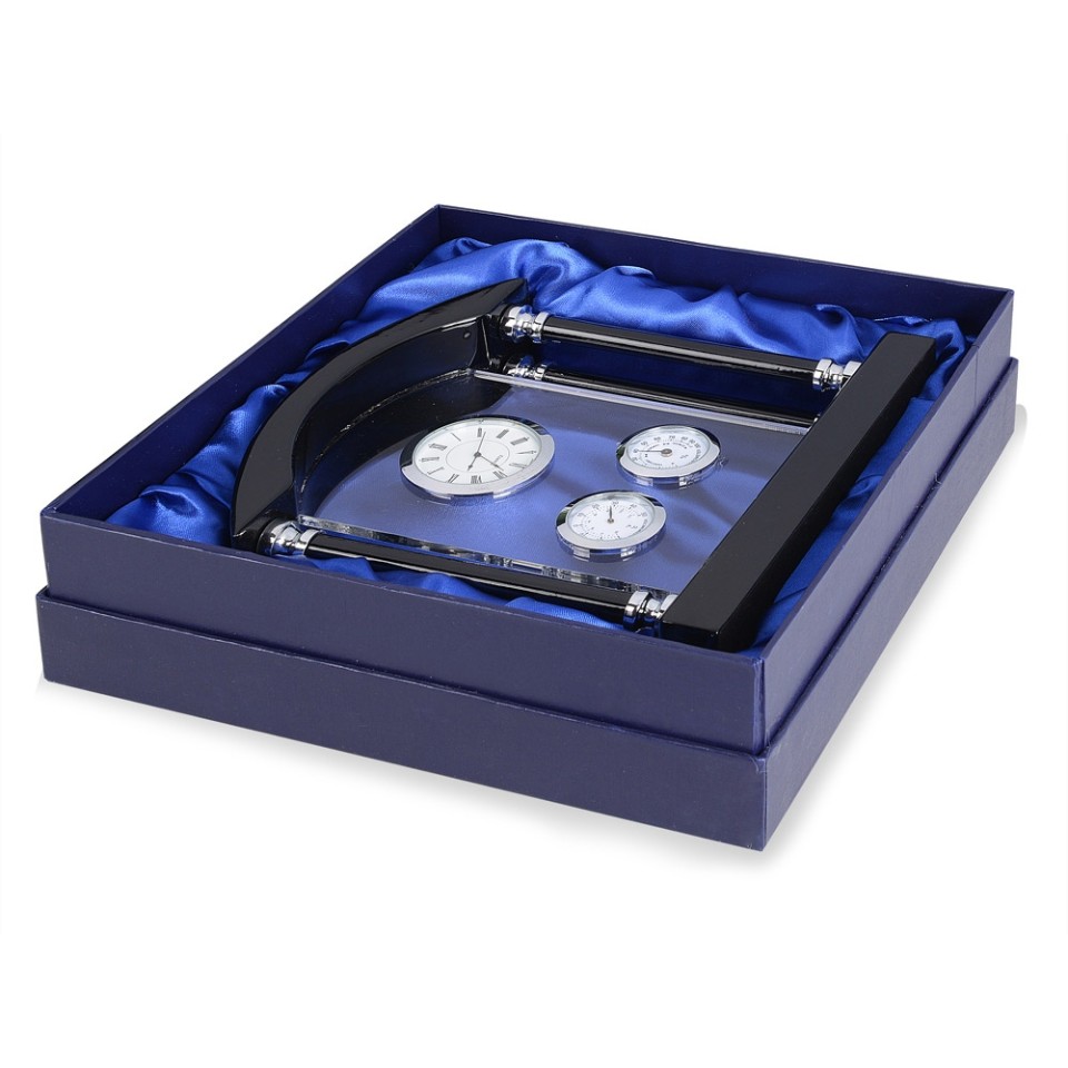 Погодная станция «Нобель»: часы, термометр, гигрометр