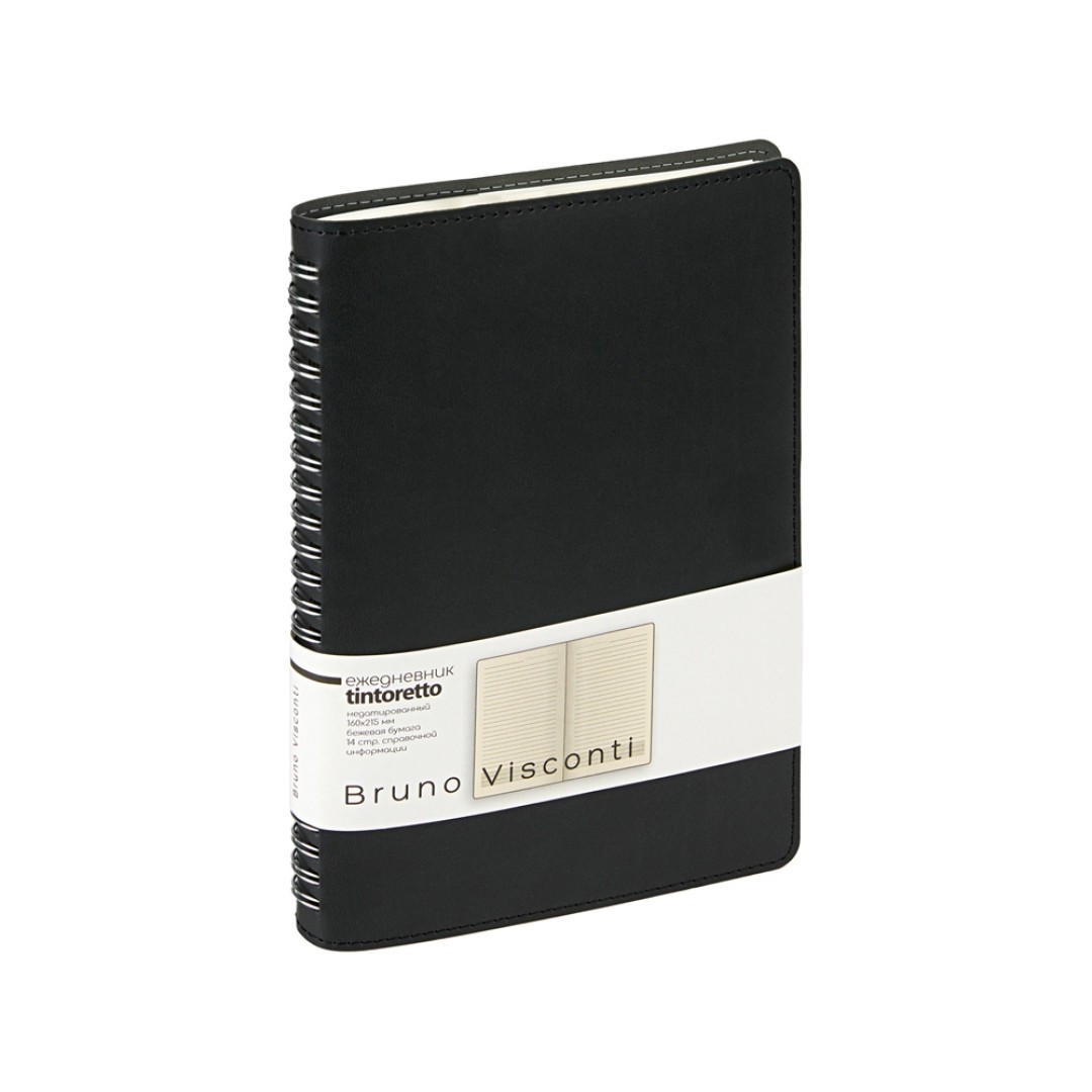 Ежедневник А5 "Tintoretto", черный