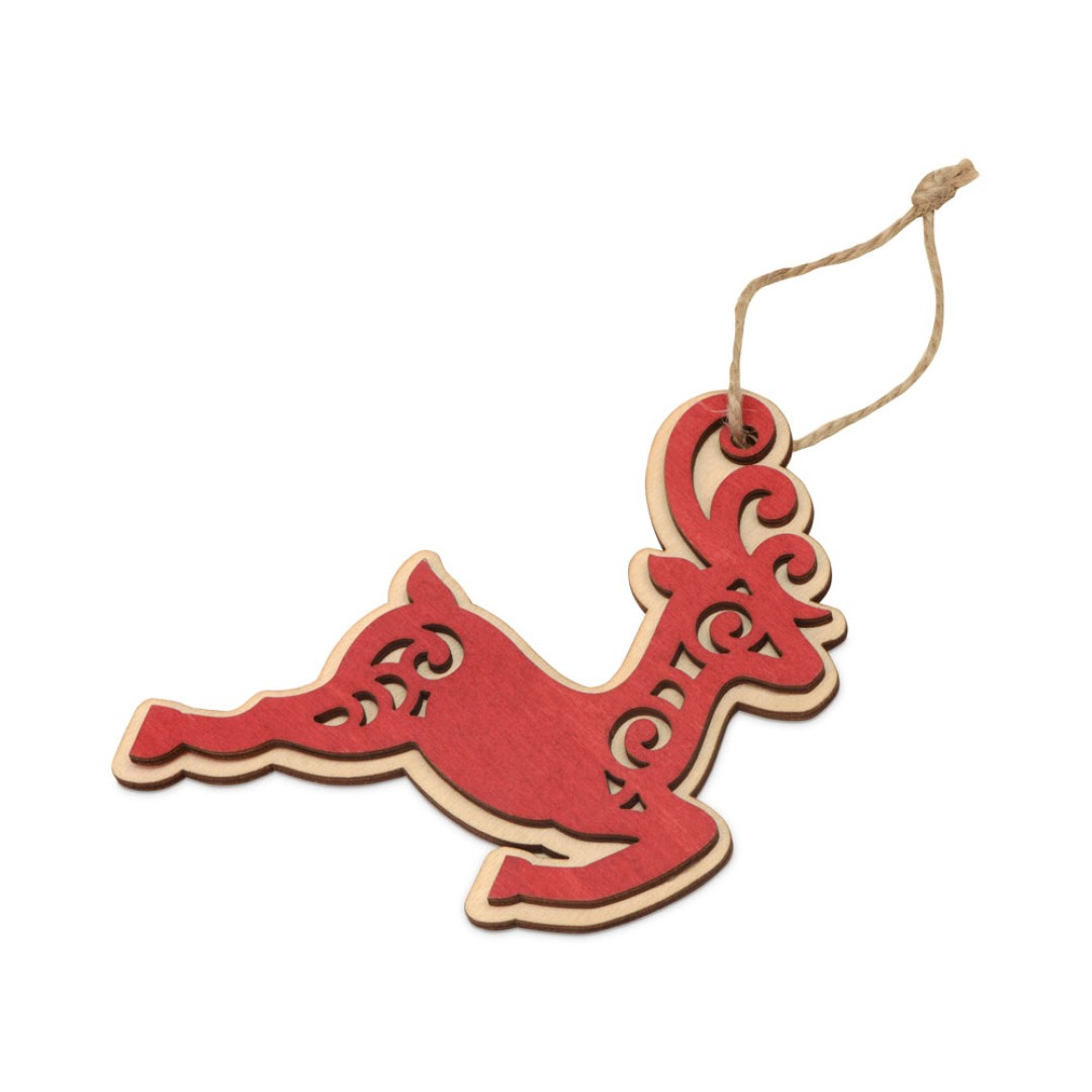 Набор с новогодними подвесками, 5 подвесок, 122 х 45 х 122 мм