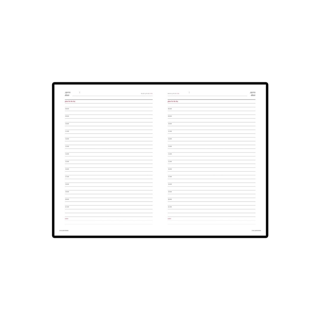 Ежедневник недатированный А5 «Velvet», нежно-розовый