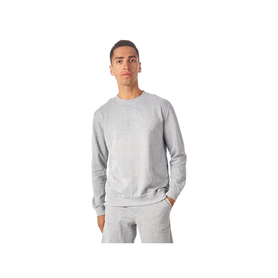 Свитшот «Warsaw» 220гр, унисекс, серый меланж