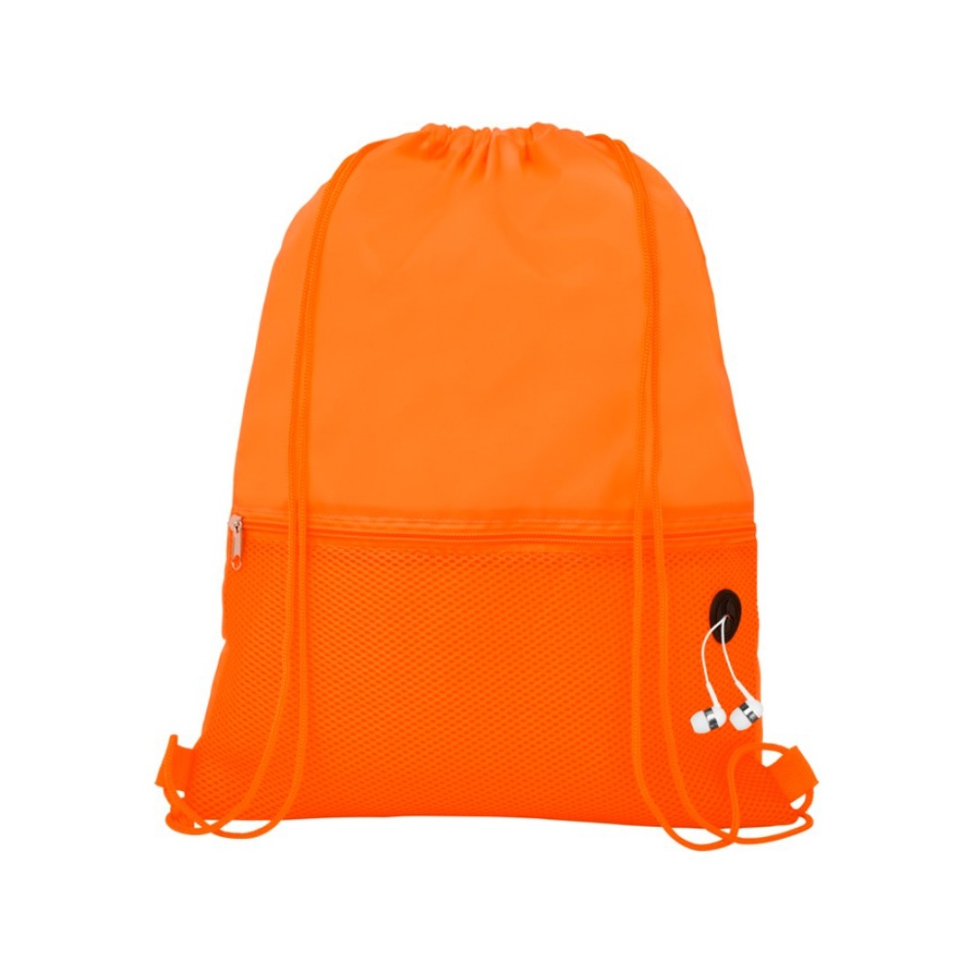 Сетчатый рюкзак со шнурком Oriole, оранжевый