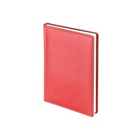 Ежедневник А5 датированный «Velvet» 2025, красный