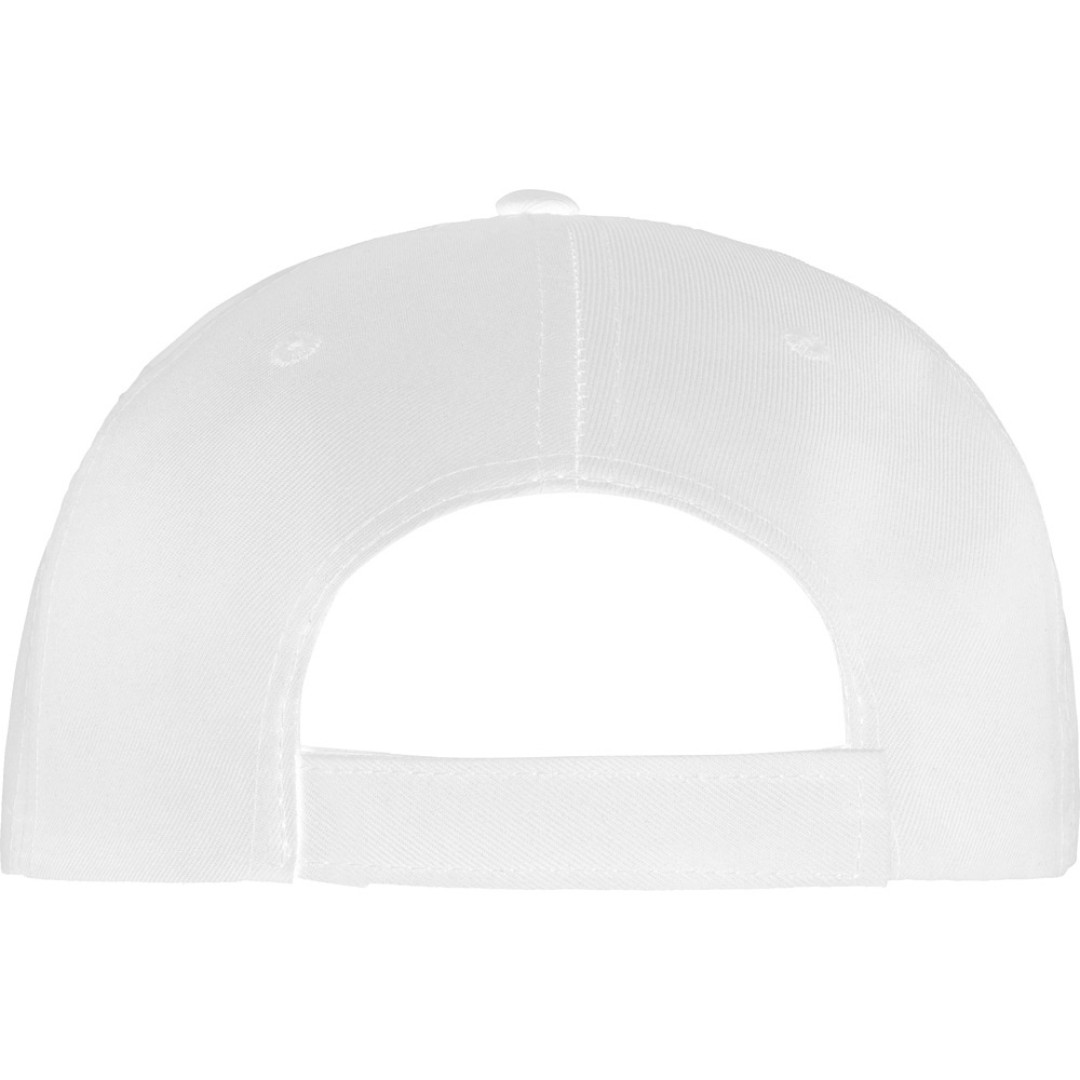 Бейсболка "Poly" 5-ти панельная 120 гр, белый