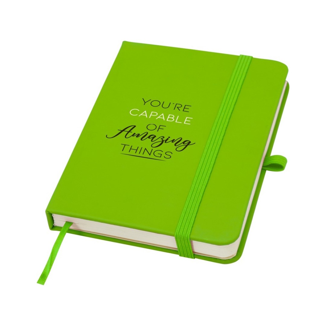 Блокнот Spectrum Plus формата A6 в твердой обложке - Зеленый лайм