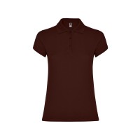 Рубашка поло "Star" женская, шоколадный