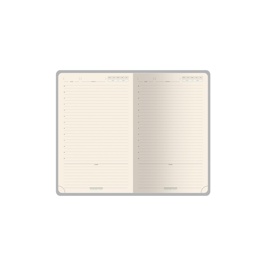 Ежедневник недатированный А5 "Premier", бордовый