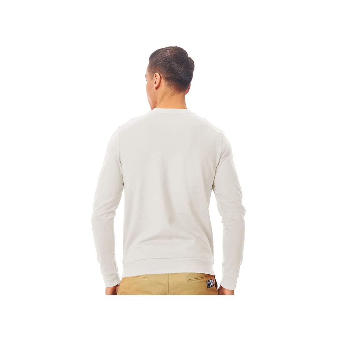 Свитшот "Motion" унисекс с начесом, белый