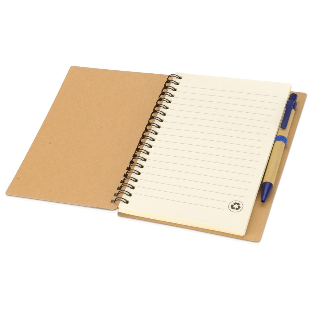 Блокнот "Priestly" с ручкой, синий