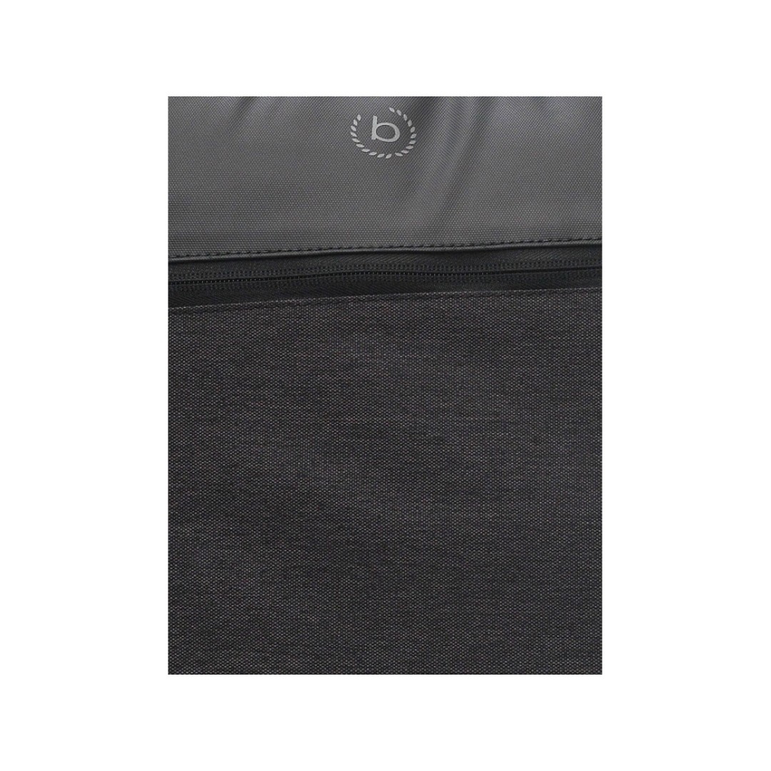 Сумка спортивная BUGATTI Universum 15'', графитовая, полиэстер меланж/тарпаулин, 54х14х33 см, 24 л