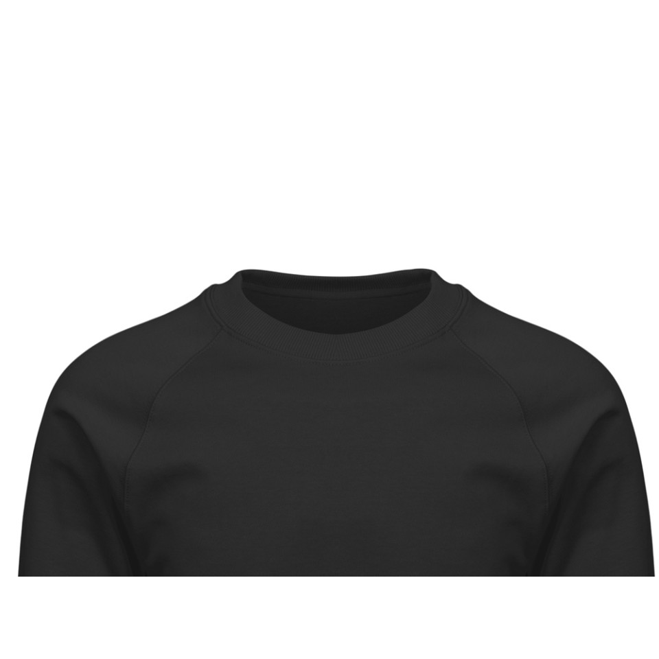 Свитшот оверсайз с рукавом реглан «Belgrade», унисекс, черный