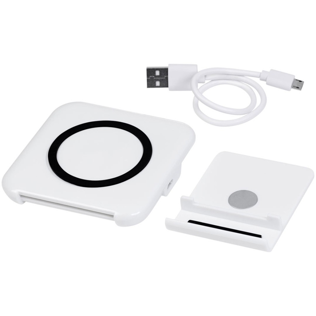 Беспроводная зарядка-подставка для смартфона «Catena», белый