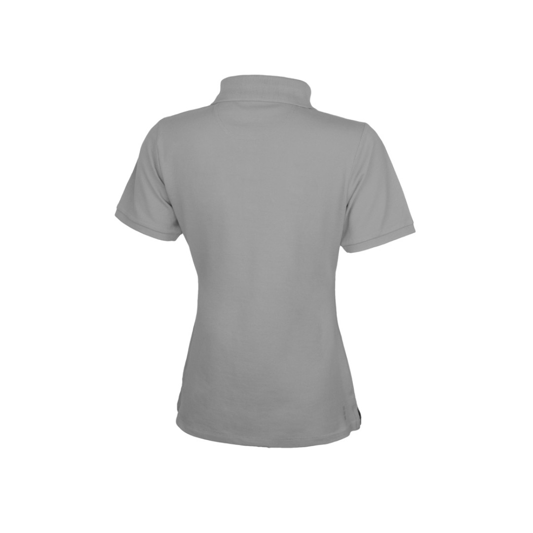 Calgary женская футболка-поло с коротким рукавом, серый меланж