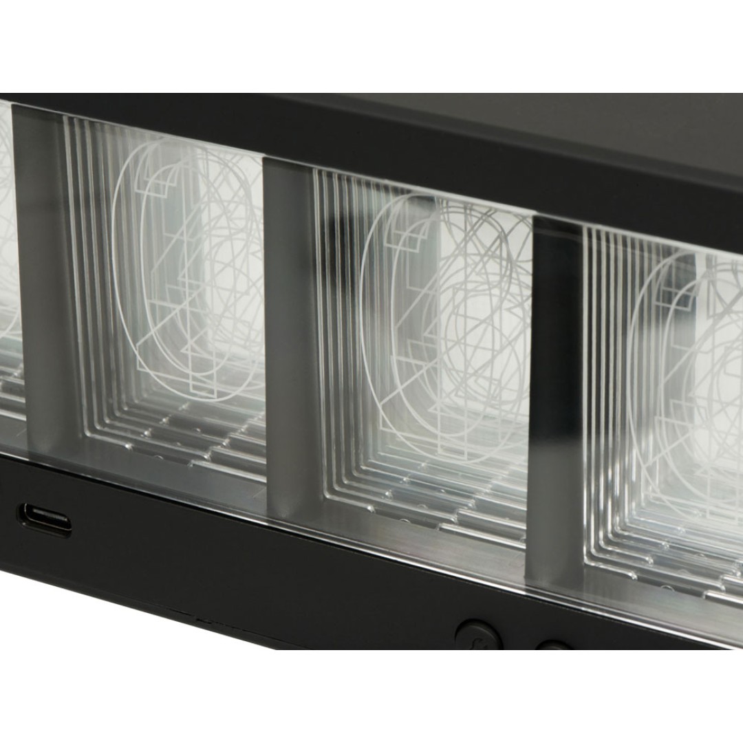 Часы с беспроводной зарядкой "Cyber", 10 Вт (Р)