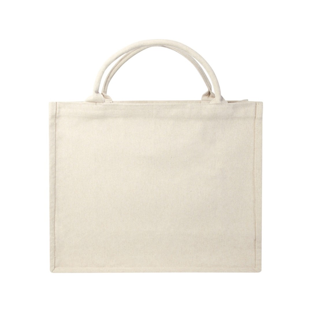 Page эко-сумка для книг из переработанного материала Aware™ плотностью 500 г/м2 - Бежевый