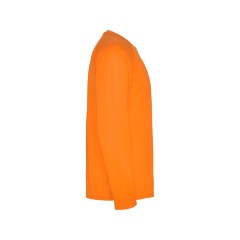 Футболка "Montecarlo " мужская с длинным рукавом, неоновый оранжевый