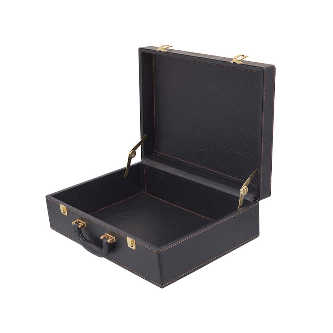 Дипломат подарочный, темно-коричневый