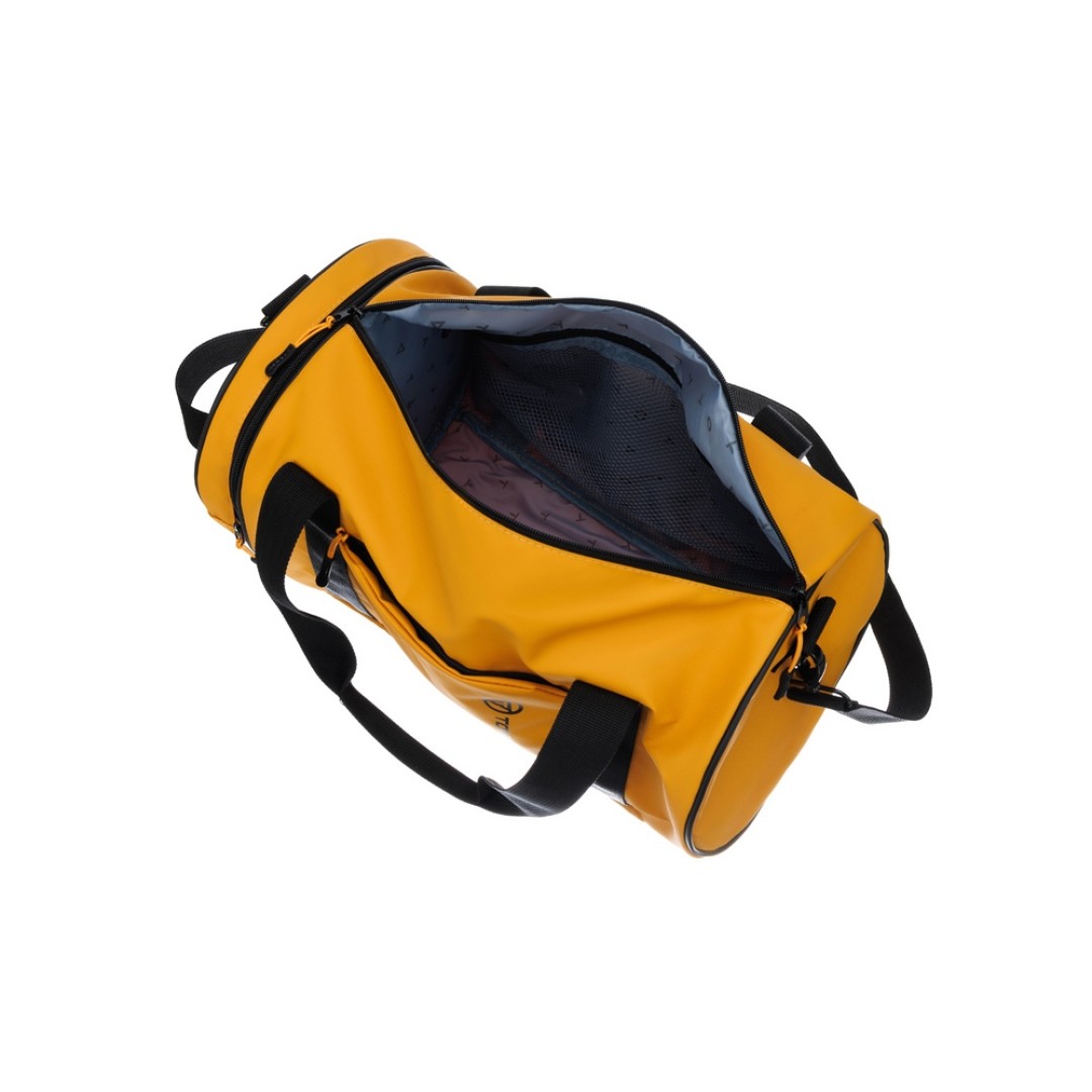 Сумка спортивная TORBER MOBI, желтая, полиэстер 900D с PU покрытием, 45 х 25 х 25 см