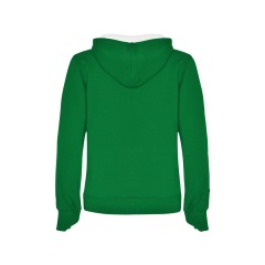 Толстовка с капюшоном "Urban" женская, зеленый/белый