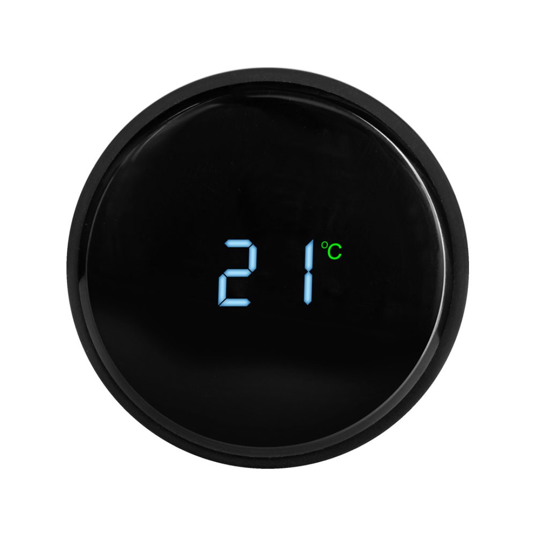 Вакуумный термос «Module X» с индикатором температуры, 500 мл, тубус, черный