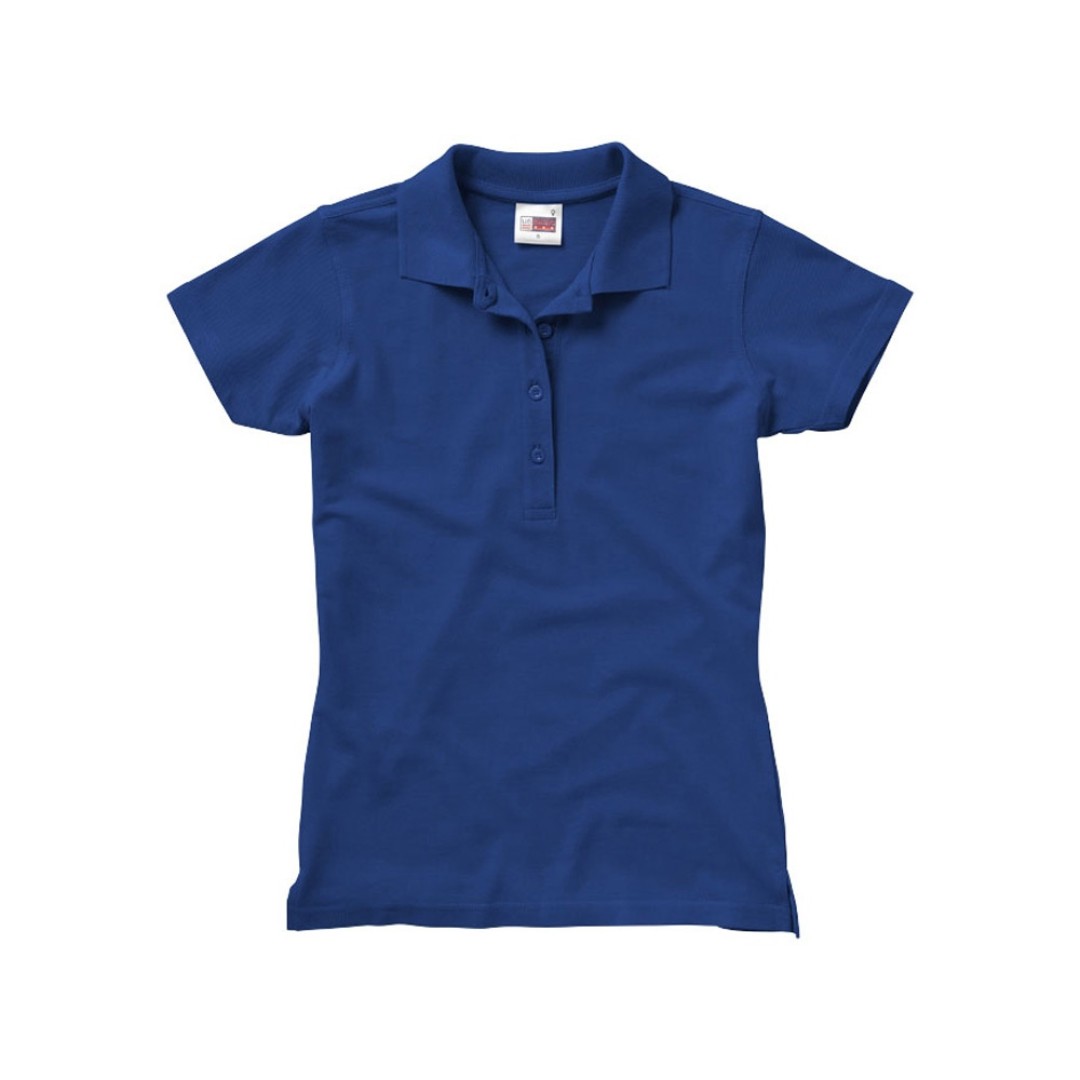 Рубашка поло "First" женская, классический синий