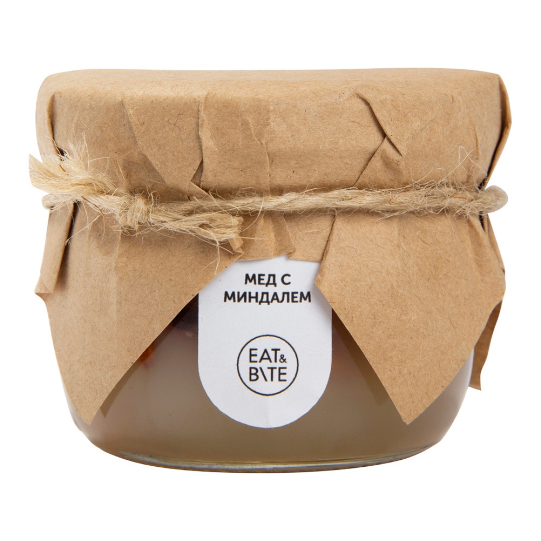 Сувенирный набор "Мед с миндалем" 120 гр (Р)