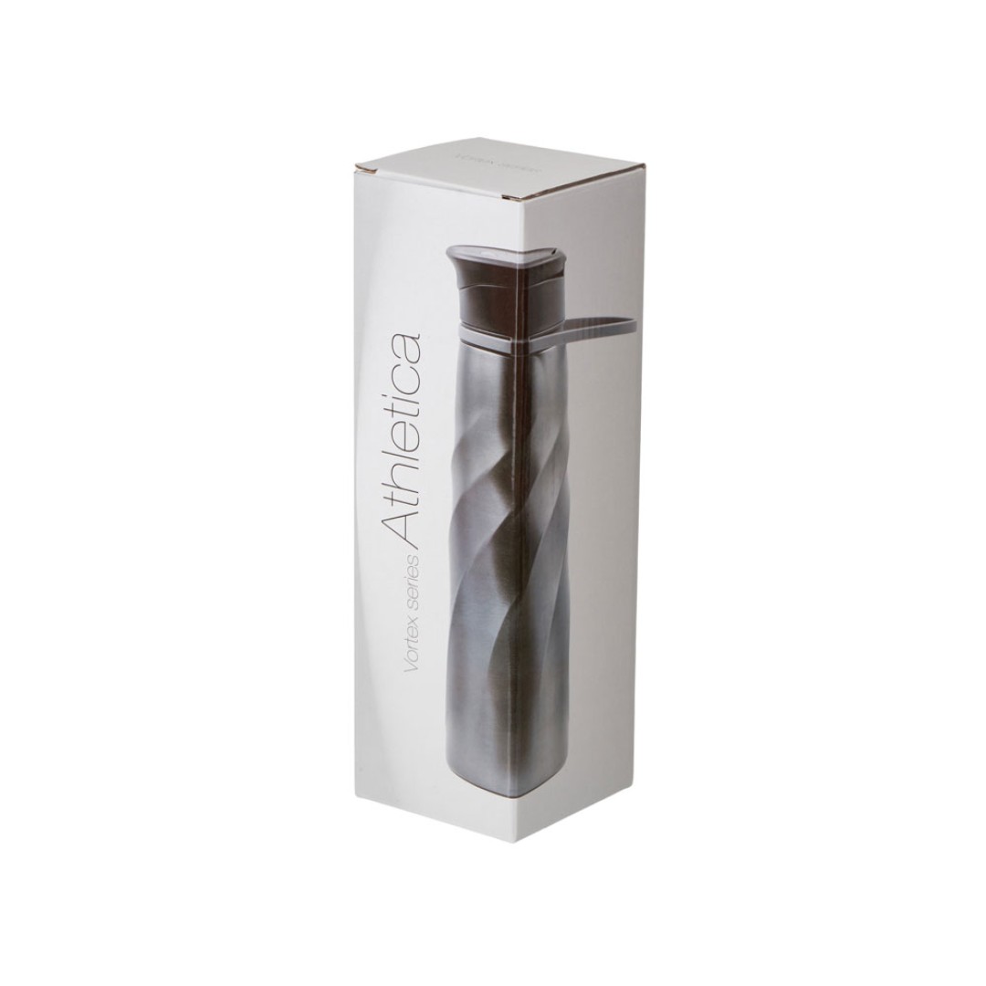 Бутылка для воды «Athletica», 1000 мл, нержавеющая сталь, серый