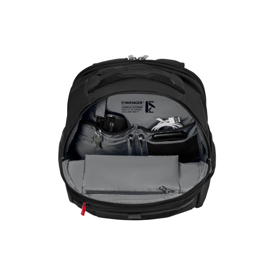 Рюкзак WENGER XE Professional 15.6", черный, переработанный ПЭТ/Полиэстер, 32х22х44 см, 23 л.