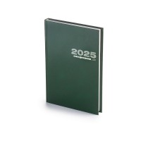 Ежедневник А5 датированный «Бумвинил» 2025, зеленый
