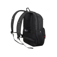 Рюкзак TORBER XPLOR с отделением для ноутбука 15.6", черн/сер меланж, полиэстер, 44х30,5х14 см, 19 л