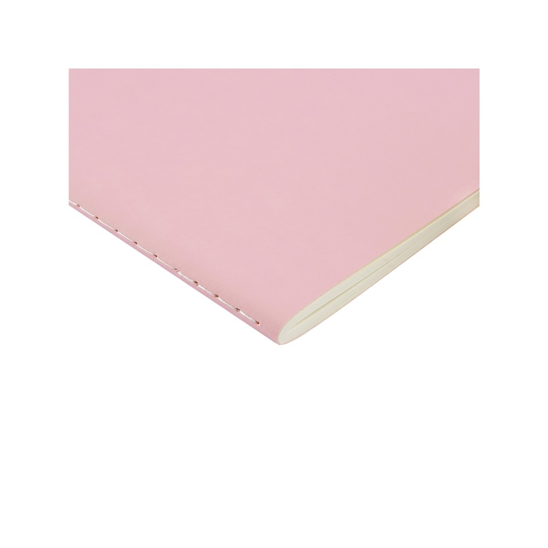 Бизнес тетрадь А5 "Megapolis flex" 60 л. soft touch клетка, зефирный розовый