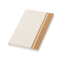 Блокнот из молочной бумаги и пробки A5 "Milky", натуральный