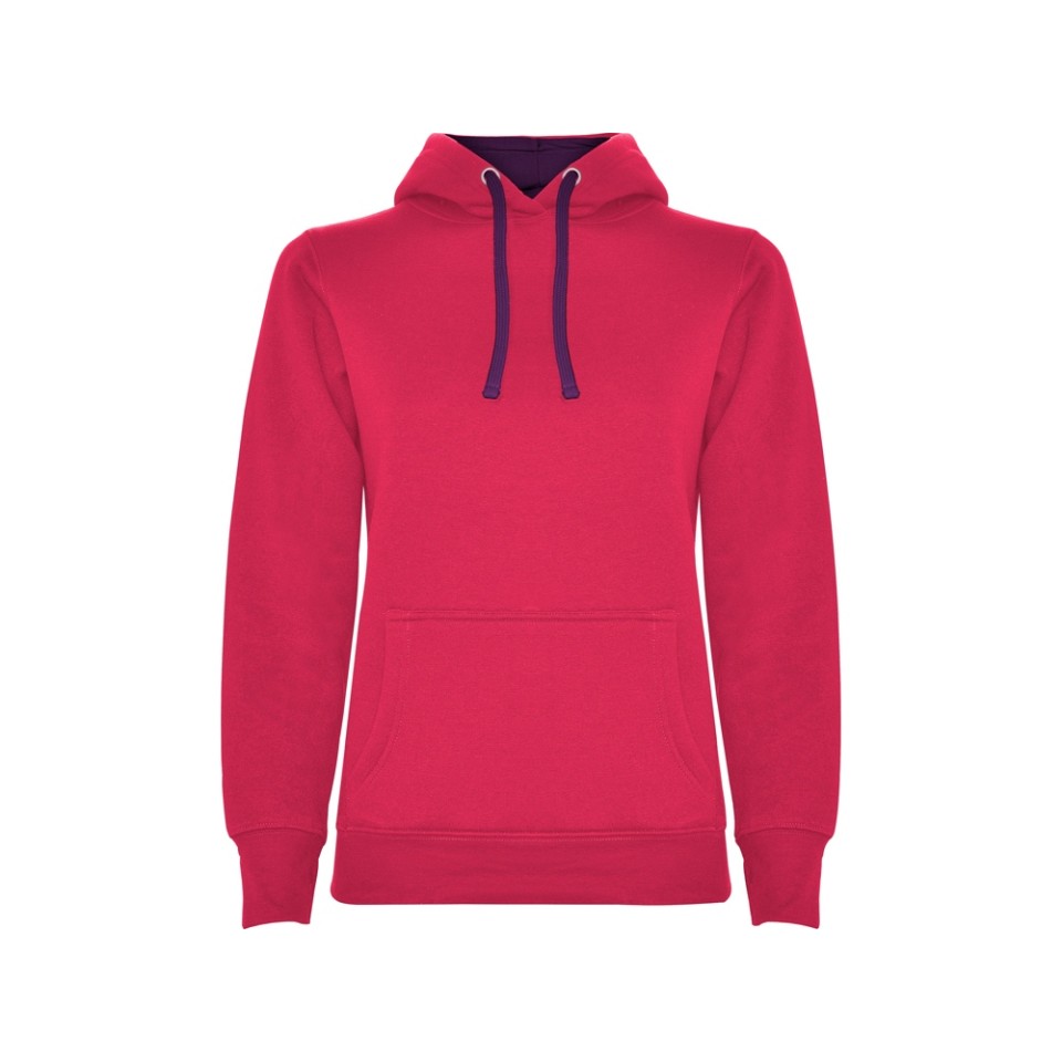 Толстовка с капюшоном "Urban" женская, фуксия/фиолетовый