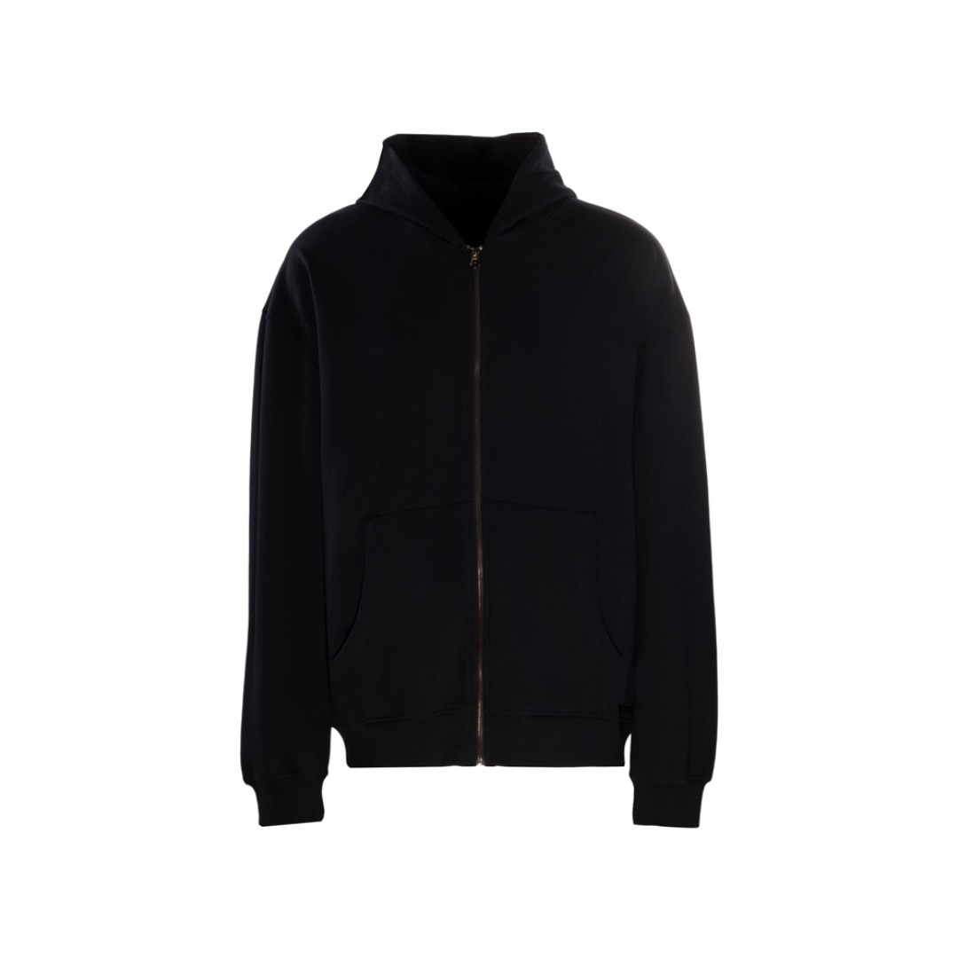 Толстовка оверсайз с капюшоном на молнии «Monaco», темно-синий