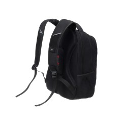 Рюкзак TORBER XPLOR с отделением для ноутбука 15", чёрный/бордовый, полиэстер 600D, 35x20x47 см, 33л