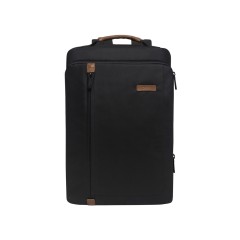 Рюкзак TORBER VECTOR с отделением для ноутбука 15,6", черный, нейлон, 42 х 30 x 13 см