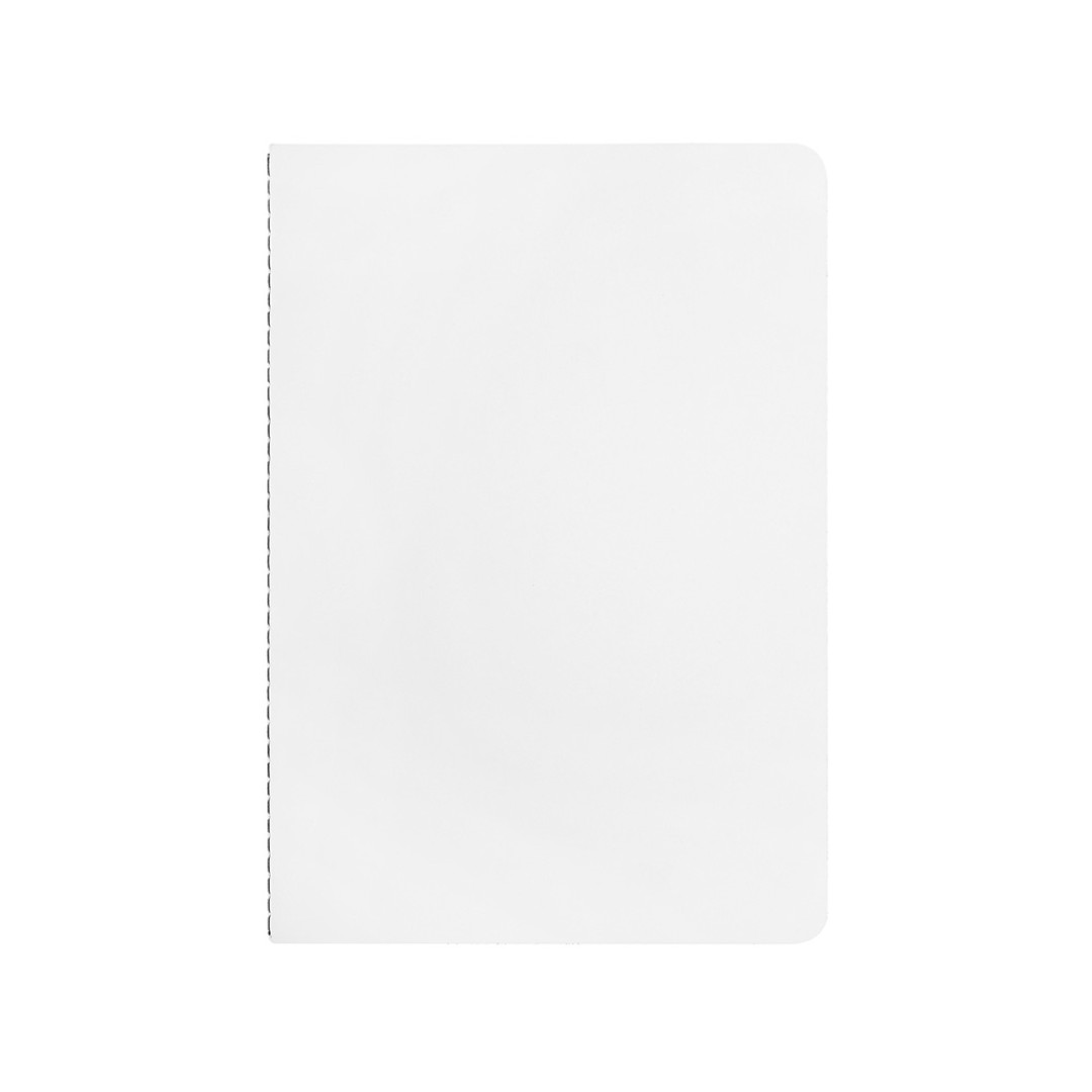 Бизнес-тетрадь А5 "Pragmatic Contrast", 40 листов в клетку, белый с черным срезом