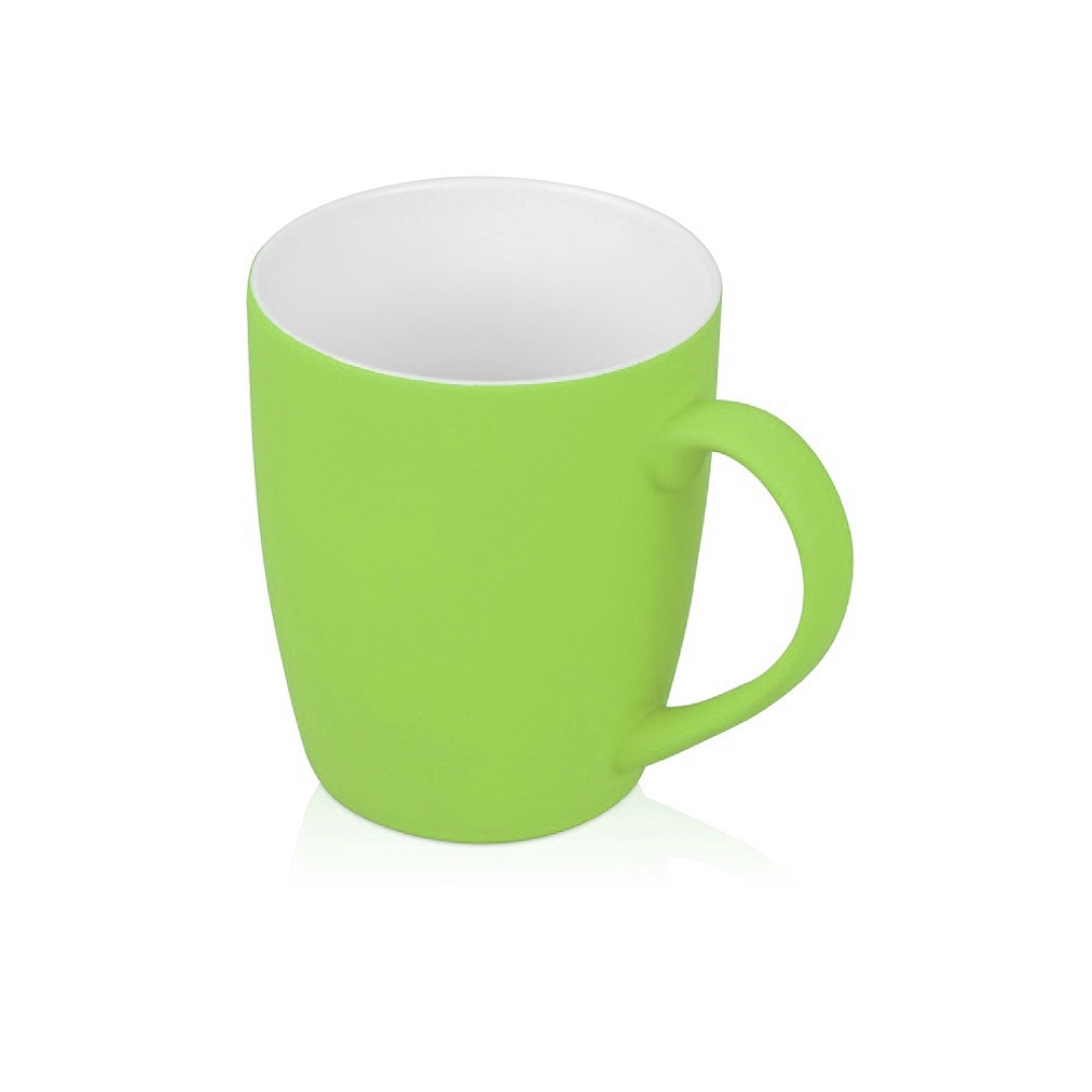 Подарочный набор c блокнотом C2, ручкой и кружкой, зеленое яблоко