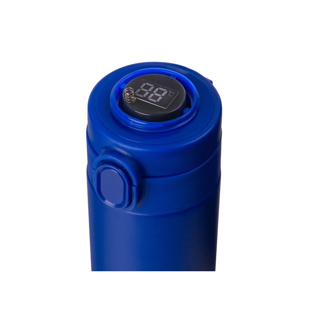 Вакуумная термокружка Waterline с медной изоляцией «Bravo», 400 мл, тубус, синий