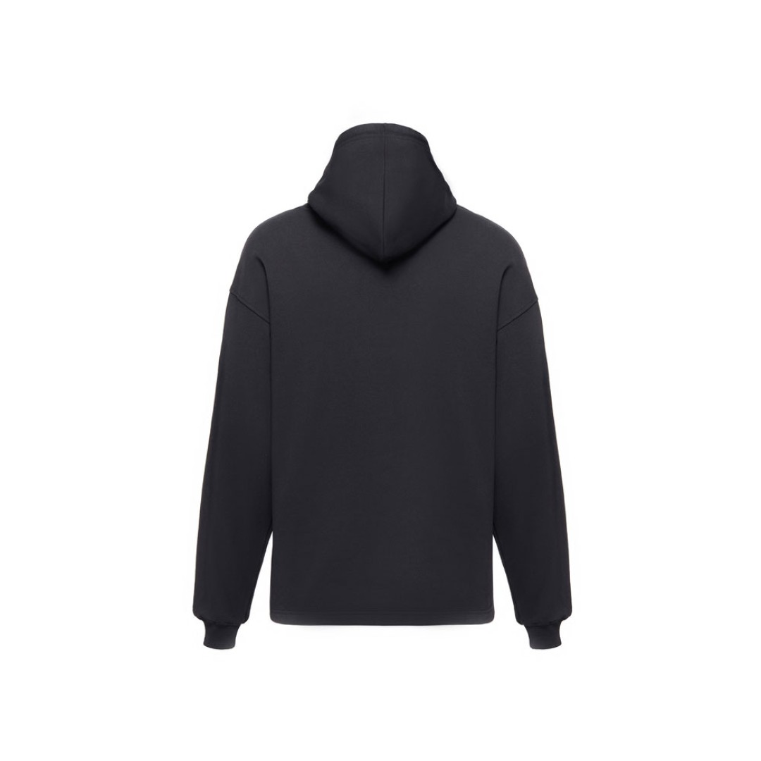 Худи оверсайз «Alpha.01» унисекс, черный